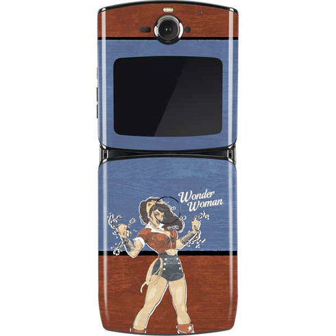DC Comics Bombshells Wonder Woman Bombshell Motorola RAZR Skin