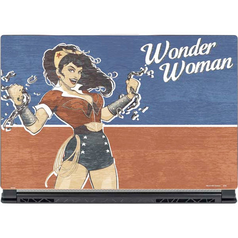 DC Comics Bombshells Wonder Woman Bombshell MSI GS65 Stealth Laptop Skin