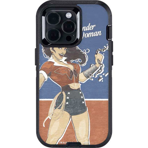 DC Comics Bombshells Wonder Woman Bombshell Otterbox Defender iPhone Skin