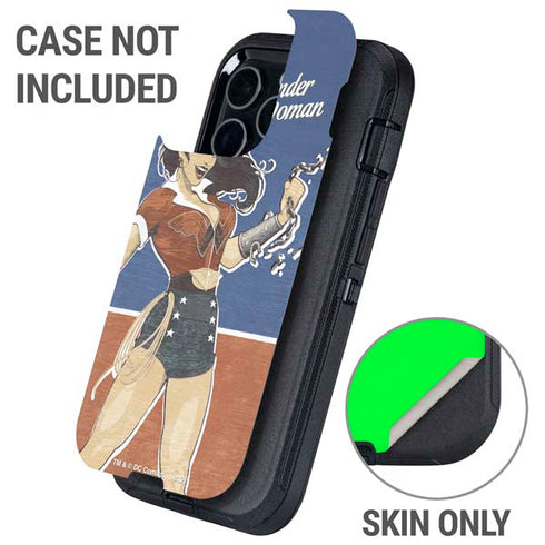 DC Comics Bombshells Wonder Woman Bombshell Otterbox Defender iPhone Skin