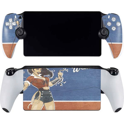 DC Comics Bombshells Wonder Woman Bombshell PlayStation Portal Remote Player Skin