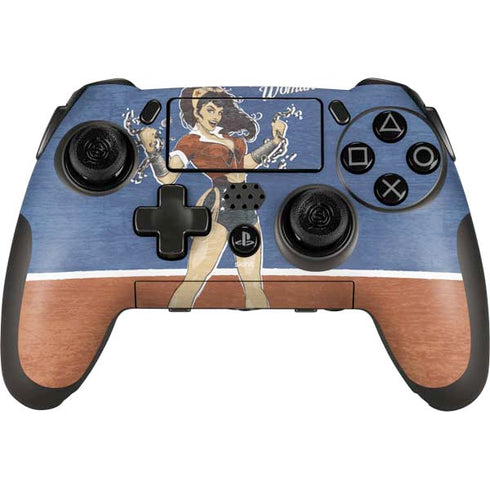DC Comics Bombshells Wonder Woman Bombshell PlayStation Scuf Vantage 2 Controller Skin