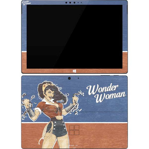 DC Comics Bombshells Wonder Woman Bombshell Surface Pro 7 Skin