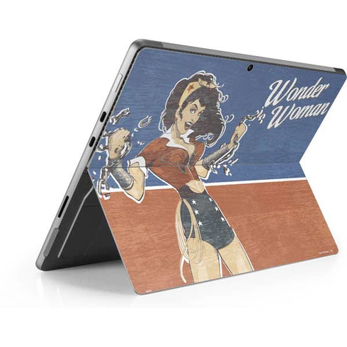 DC Comics Bombshells Wonder Woman Bombshell Surface Pro 8 Skin
