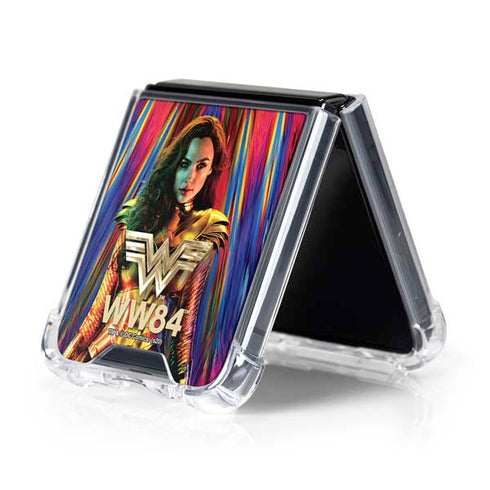 Wonder Woman 1984 (2020) WW 84 Teaser Poster Galaxy Z Flip5 5G Clear Case