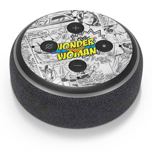 DC Comics Wonder Woman Classic Action Pose Amazon Echo Dot Skin
