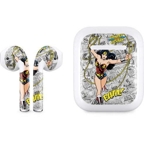 DC Comics Wonder Woman Classic Action Pose Apple AirPods Skin