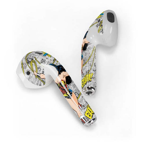 DC Comics Wonder Woman Classic Action Pose Apple AirPods Skin