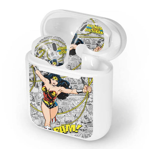 DC Comics Wonder Woman Classic Action Pose Apple AirPods Skin