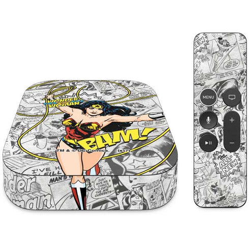 DC Comics Wonder Woman Classic Action Pose Apple TV Skin