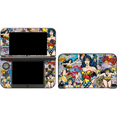 DC Comics Wonder Woman Comic Blast 3DS XL 2015 Skin