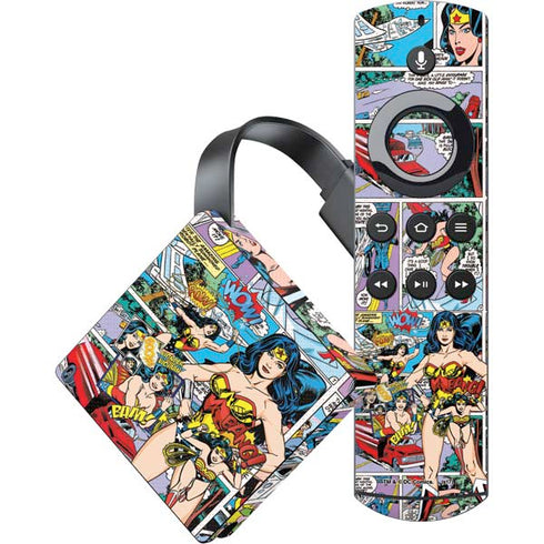 DC Comics Wonder Woman Comic Blast Amazon Fire TV Skin
