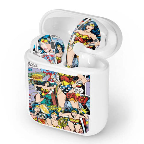 DC Comics Wonder Woman Comic Blast Apple AirPods Skin
