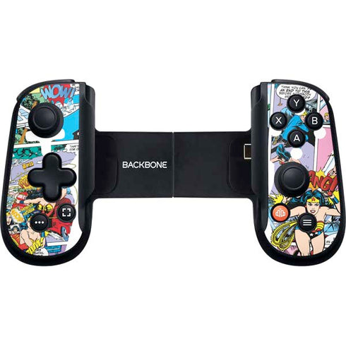 DC Comics Wonder Woman Comic Blast Backbone One for iPhone Game Controller Skin