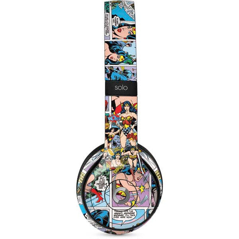 DC Comics Wonder Woman Comic Blast Beats Solo 2 Wired Skin