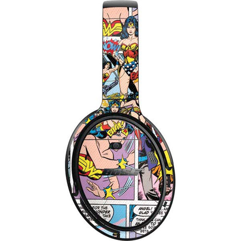 DC Comics Wonder Woman Comic Blast Bose QuietComfort 35 Headphones Skin