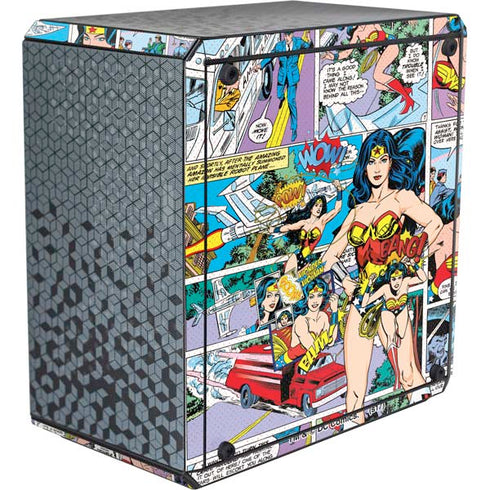 DC Comics Wonder Woman Comic Blast Cooler Master MasterBox Q300L Mini Tower Skin