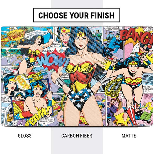 DC Comics Wonder Woman Comic Blast Dell Vostro Skin