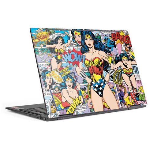 DC Comics Wonder Woman Comic Blast HP Envy Skin