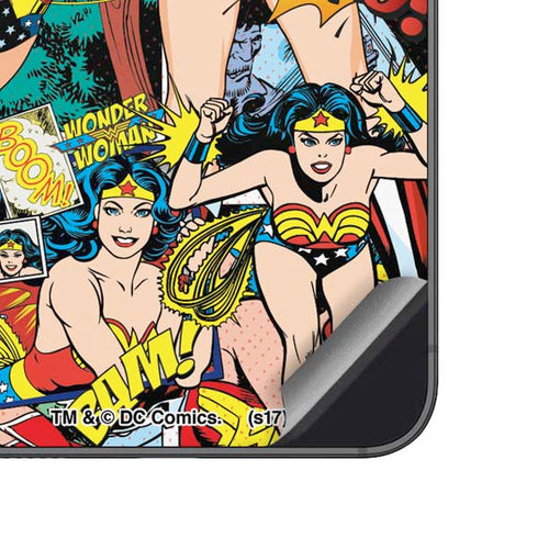DC Comics Wonder Woman Comic Blast Galaxy A14 5G Skin