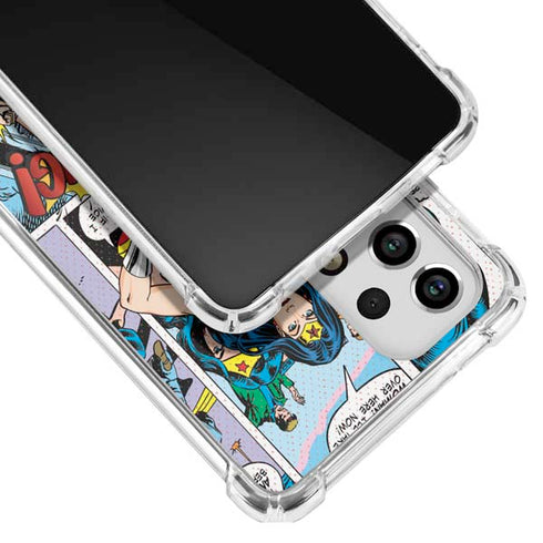 DC Comics Wonder Woman Comic Blast Galaxy A33 5G Clear Case