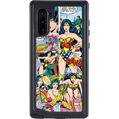 DC Comics Wonder Woman Comic Blast Galaxy Note 10 Waterproof Case