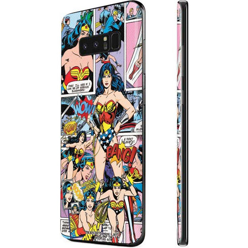 DC Comics Wonder Woman Comic Blast Galaxy Note 8 Skin