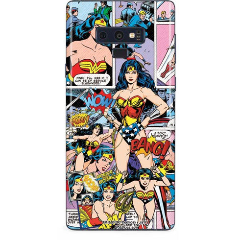 DC Comics Wonder Woman Comic Blast Galaxy Note 9 Skin