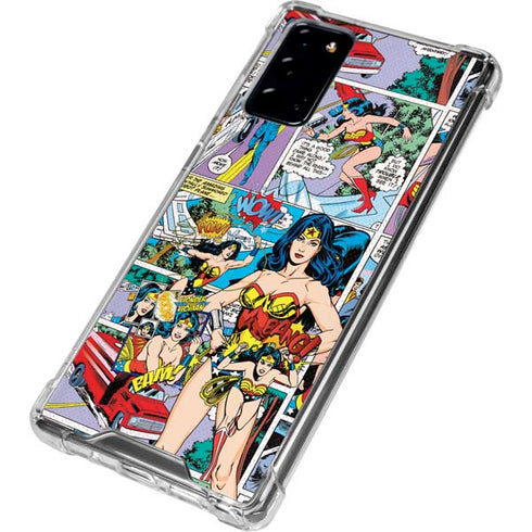 DC Comics Wonder Woman Comic Blast Galaxy Note20 5G Clear Case