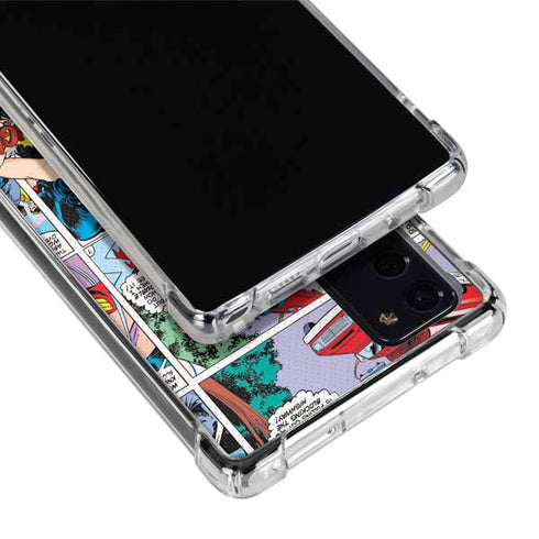 DC Comics Wonder Woman Comic Blast Galaxy Note20 5G Clear Case