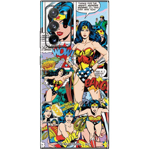 DC Comics Wonder Woman Comic Blast Galaxy Note20 Ultra 5G Skin