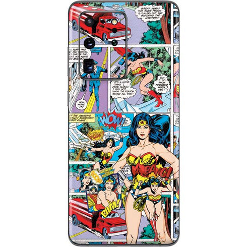 DC Comics Wonder Woman Comic Blast Galaxy S20 Ultra 5G Skin