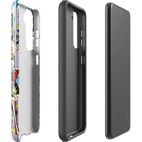 DC Comics Wonder Woman Comic Blast Galaxy S21 Plus 5G Pro Case