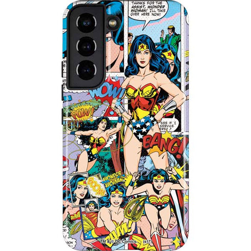 DC Comics Wonder Woman Comic Blast Galaxy S22 Pro Case