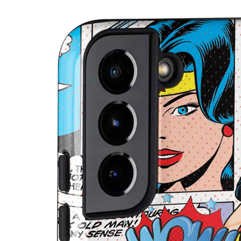 DC Comics Wonder Woman Comic Blast Galaxy S22 Pro Case