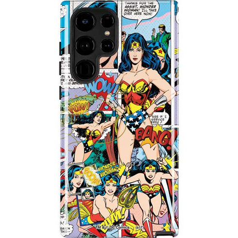 DC Comics Wonder Woman Comic Blast Galaxy S22 Ultra Pro Case