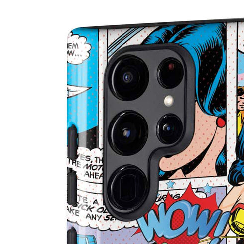 DC Comics Wonder Woman Comic Blast Galaxy S22 Ultra Pro Case