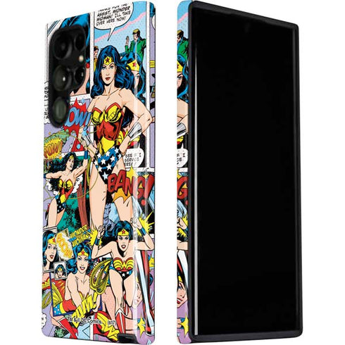 DC Comics Wonder Woman Comic Blast Galaxy S22 Ultra Pro Case