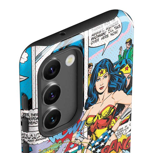 DC Comics Wonder Woman Comic Blast Galaxy S23 Pro Case