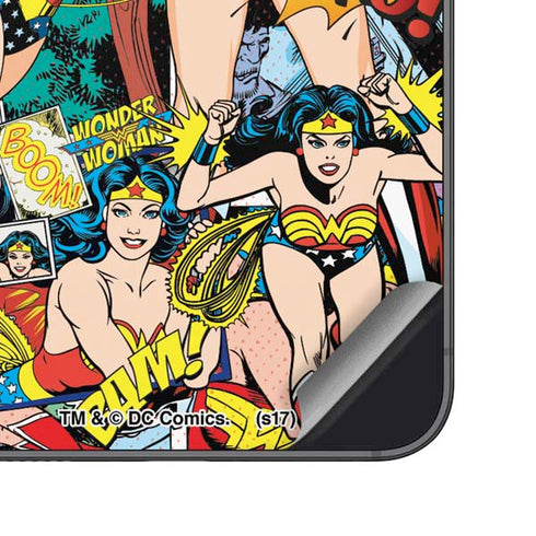 DC Comics Wonder Woman Comic Blast Galaxy S23 Skin