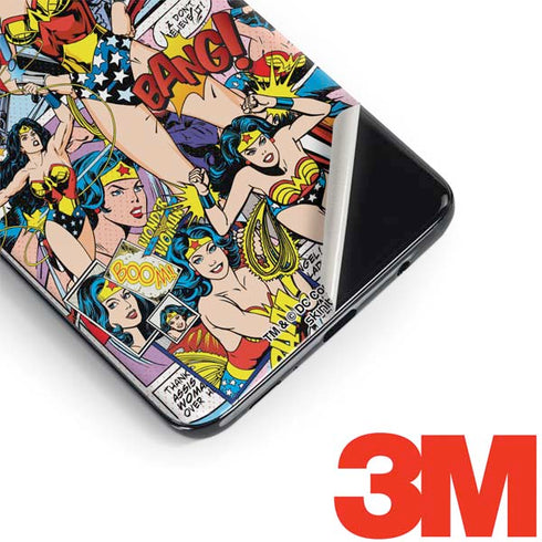 DC Comics Wonder Woman Comic Blast Galaxy S9 Plus Skin