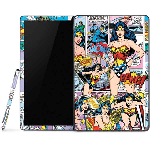 DC Comics Wonder Woman Comic Blast Samsung Galaxy Tab Skin