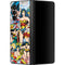 DC Comics Wonder Woman Comic Blast Galaxy Z Fold3 5G Skin