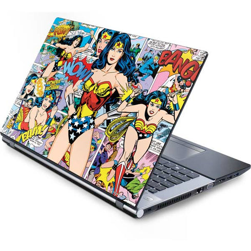 DC Comics Wonder Woman Comic Blast Generic Laptop Skin