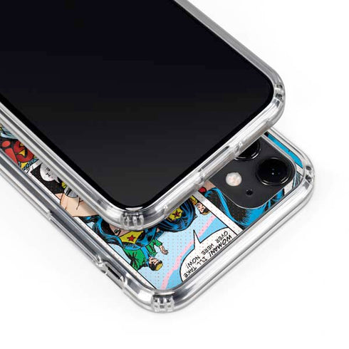DC Comics Wonder Woman Comic Blast iPhone 11 Clear Case