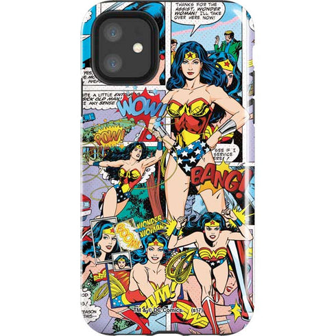 DC Comics Wonder Woman Comic Blast iPhone 11 Impact Case