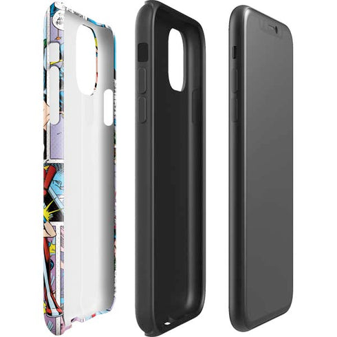 DC Comics Wonder Woman Comic Blast iPhone 11 Impact Case