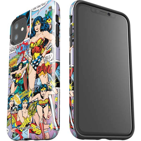 DC Comics Wonder Woman Comic Blast iPhone 11 Impact Case