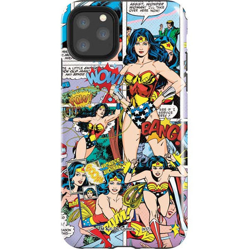 DC Comics Wonder Woman Comic Blast iPhone 11 Pro Max Impact Case