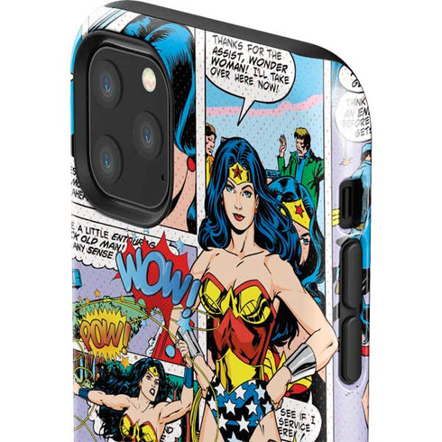 DC Comics Wonder Woman Comic Blast iPhone 11 Pro Max Impact Case